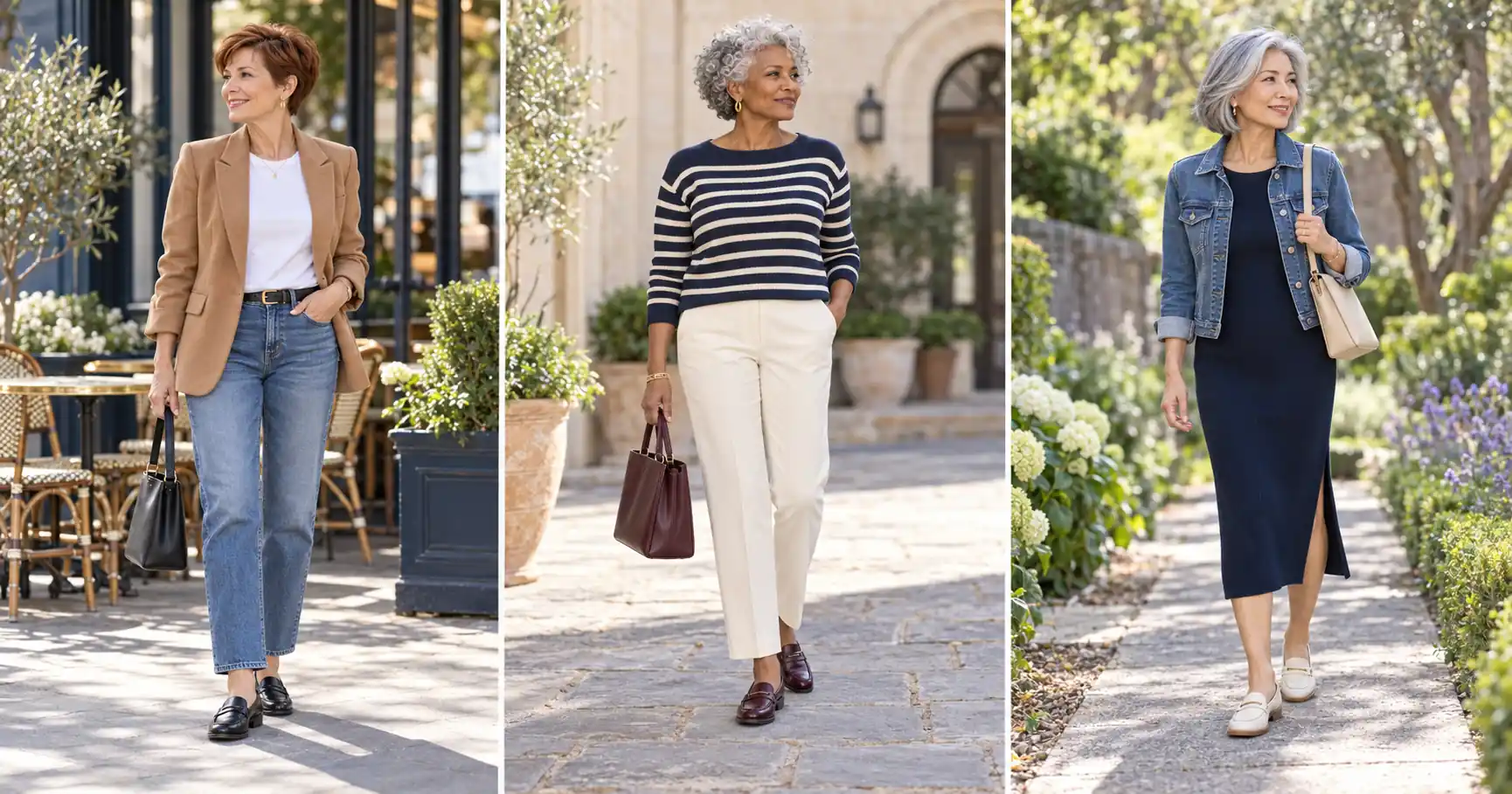 15 Modern Loafer Outfits Women Over 50