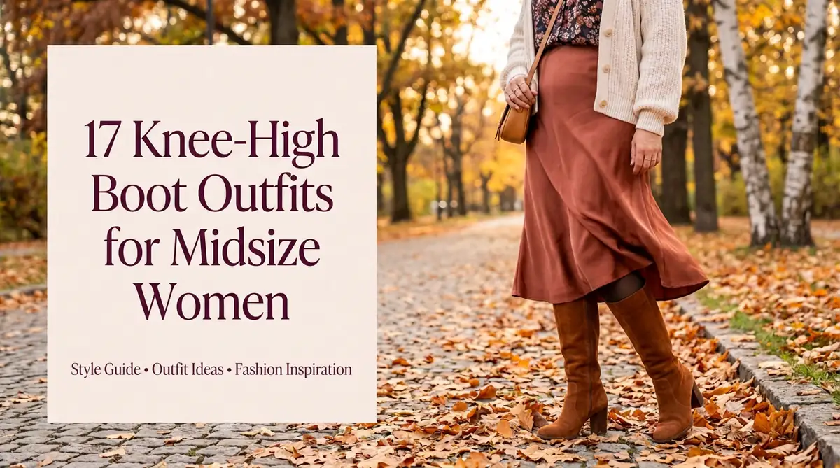 17 Knee High Boot Outfits Midsize Women That Feel as Good as They Look