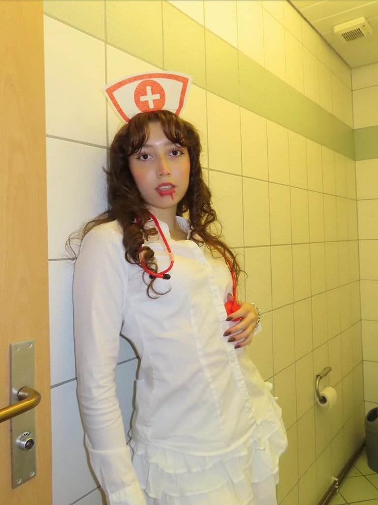 Vintage Nurse (One Blouse, Two Props, Two Moods)