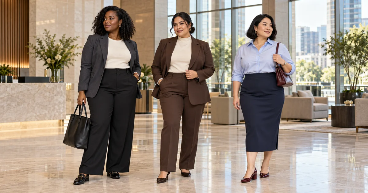15 Corporate Baddie Outfits for Midsize Women