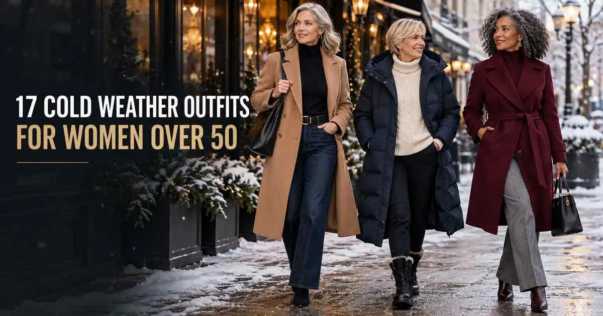 17 Cold Weather Outfits for Women Over 50 That Feel Modern