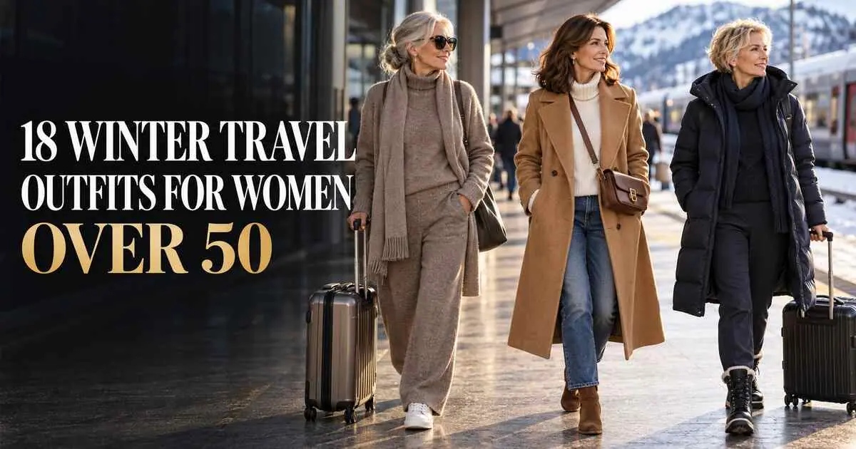 18 Winter Travel Outfits for Women Over 50